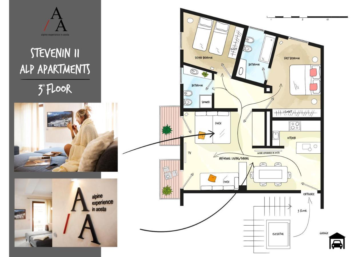 Apartment Alp & Bike - Stevenin11 Aosta